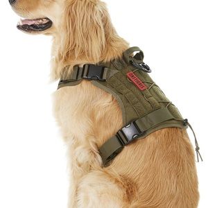 NWT OneTigris Tactical Vest Nylon Front Clip Dog Harness, Ranger Green, Large